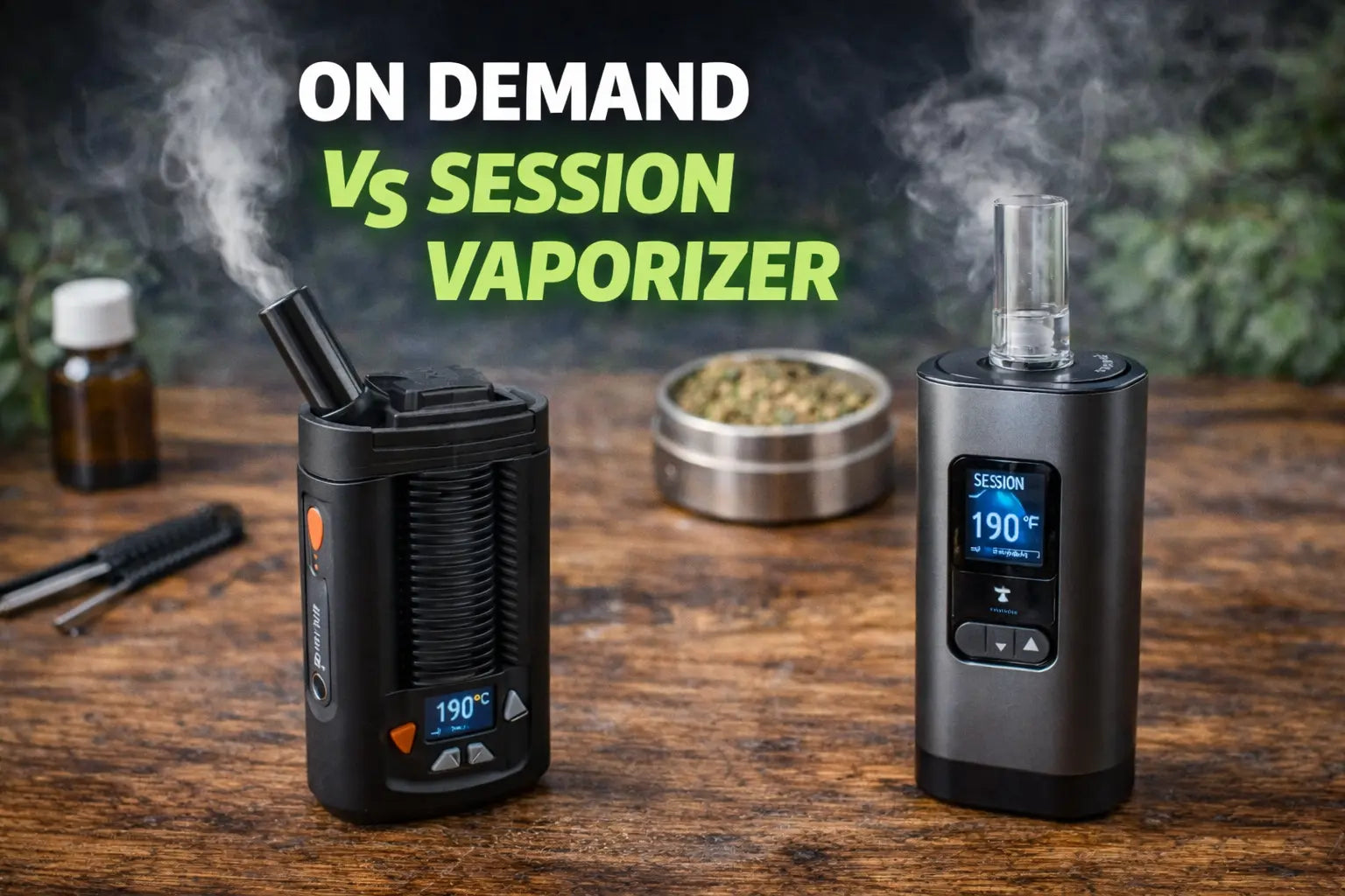 On-Demand vs. Session Vaporizer: Welche passen zu dir?  Verdampft Gut
