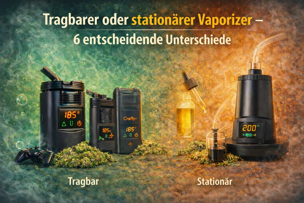 Tragbarer oder stationärer Vaporizer – Was passt besser zu dir?