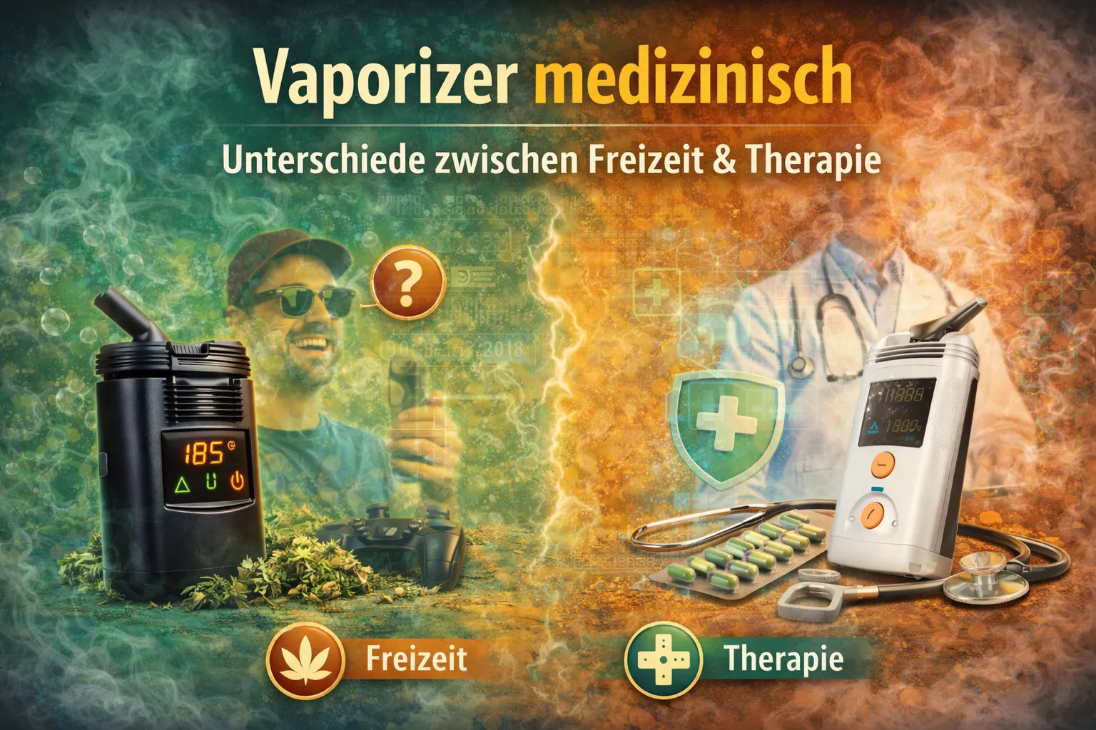 Vaporizer medizinisch – Unterschiede zwischen Freizeit & Therapie